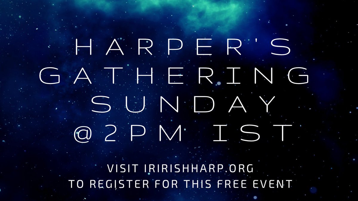 Come join us for a free #hhsi community event. The 1st hour is social with the second being our chat with an organization expert.  Visit irishharp.org/news/october-h… for more information and to register. 

#earlyiriahharp #harpersgathering #wirestrungharp #irishculture #socialtime