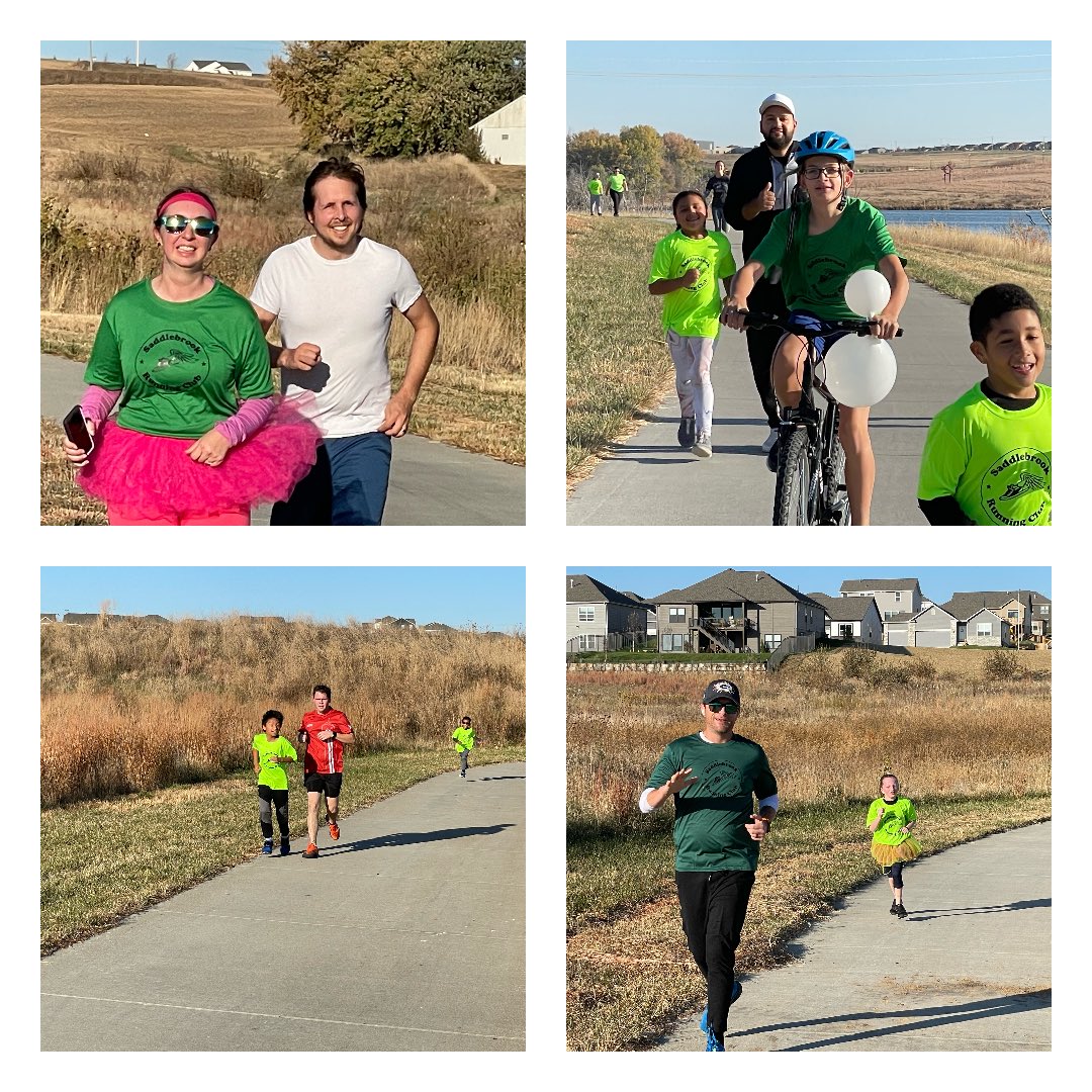 Our running club completed their end of the season event running a 5k at Flanagan Lake! Thank you Coach Klug, Coach Betz, students, and parents for having a great season!