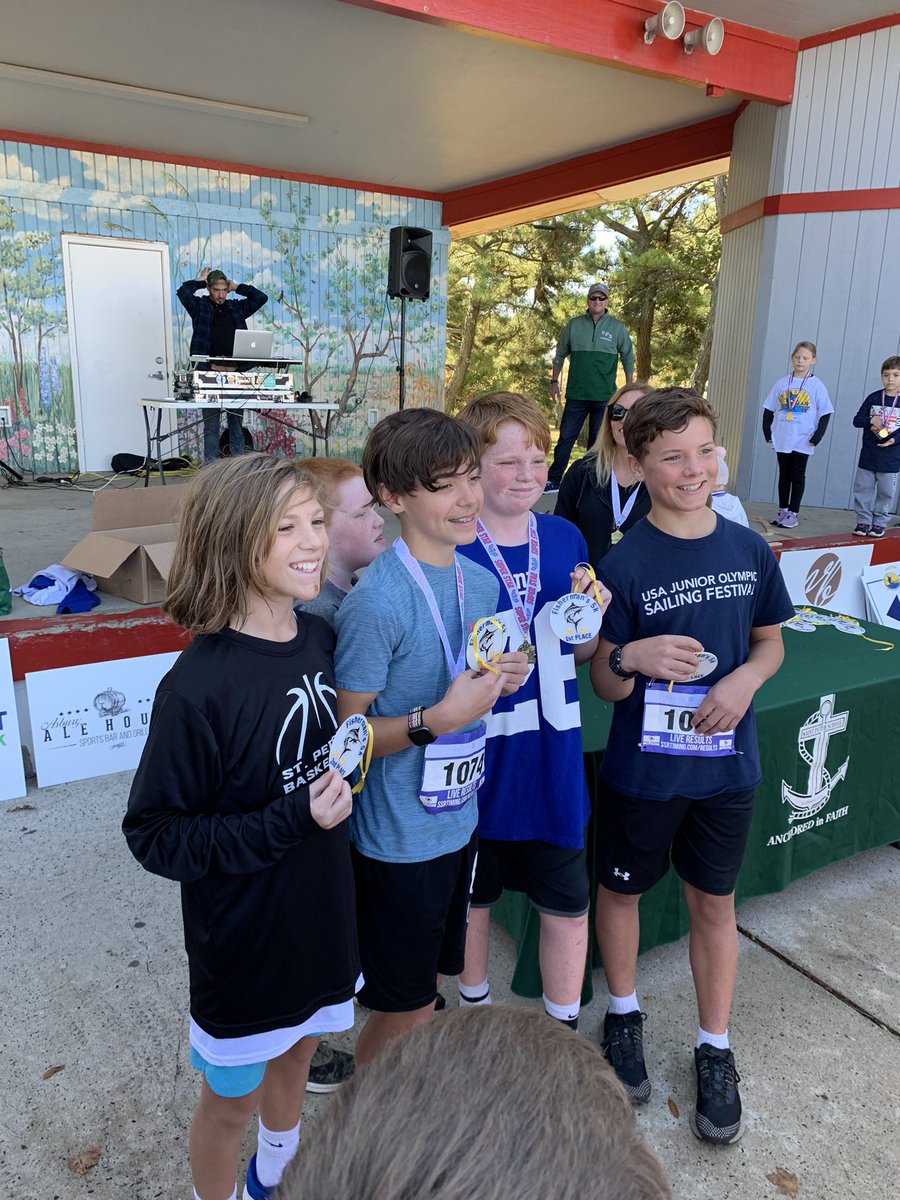 SPSprincipal's tweet photo. What a perfect day for the Fisherman 5K @StPeterSchool ⚓️ It was a wonderful community event beginning with the Family Fun Run and followed by the 5K on our newly certified course through beautiful Point Pleasant Beach! https://t.co/WXshqMFZqA