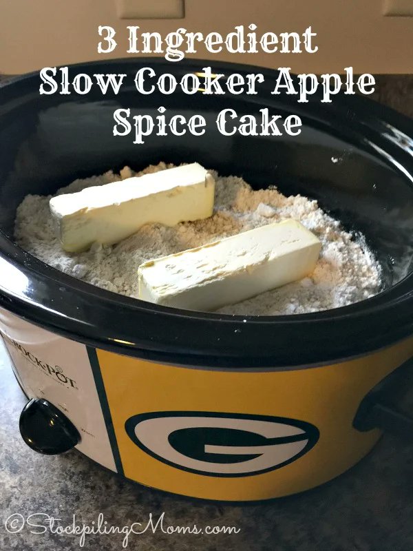 3 Ingredient Slow Cooker Apple Spice Cake stockpilingmoms.com/3-ingredient-s… #SaturdayMorning #RecipeOfTheDay #fallvibes