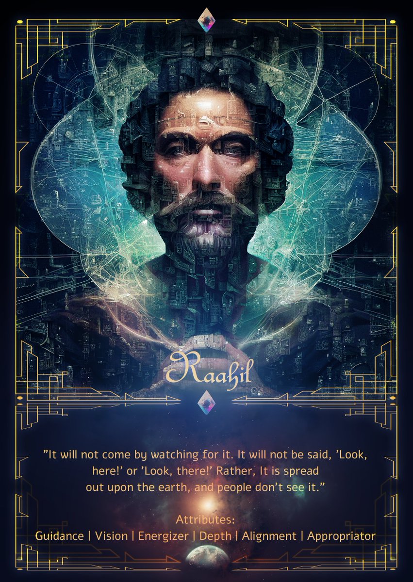 master_nivek's tweet photo. "It will not come by watching for it. It will not be said, 'Look, here!' or 'Look, there!' Rather, the kingdom is spread out upon the earth, and people don't see it."

#thearthetypes #masternivek #aiarts #NFTCommuinity  #change https://t.co/jGJbECPggy