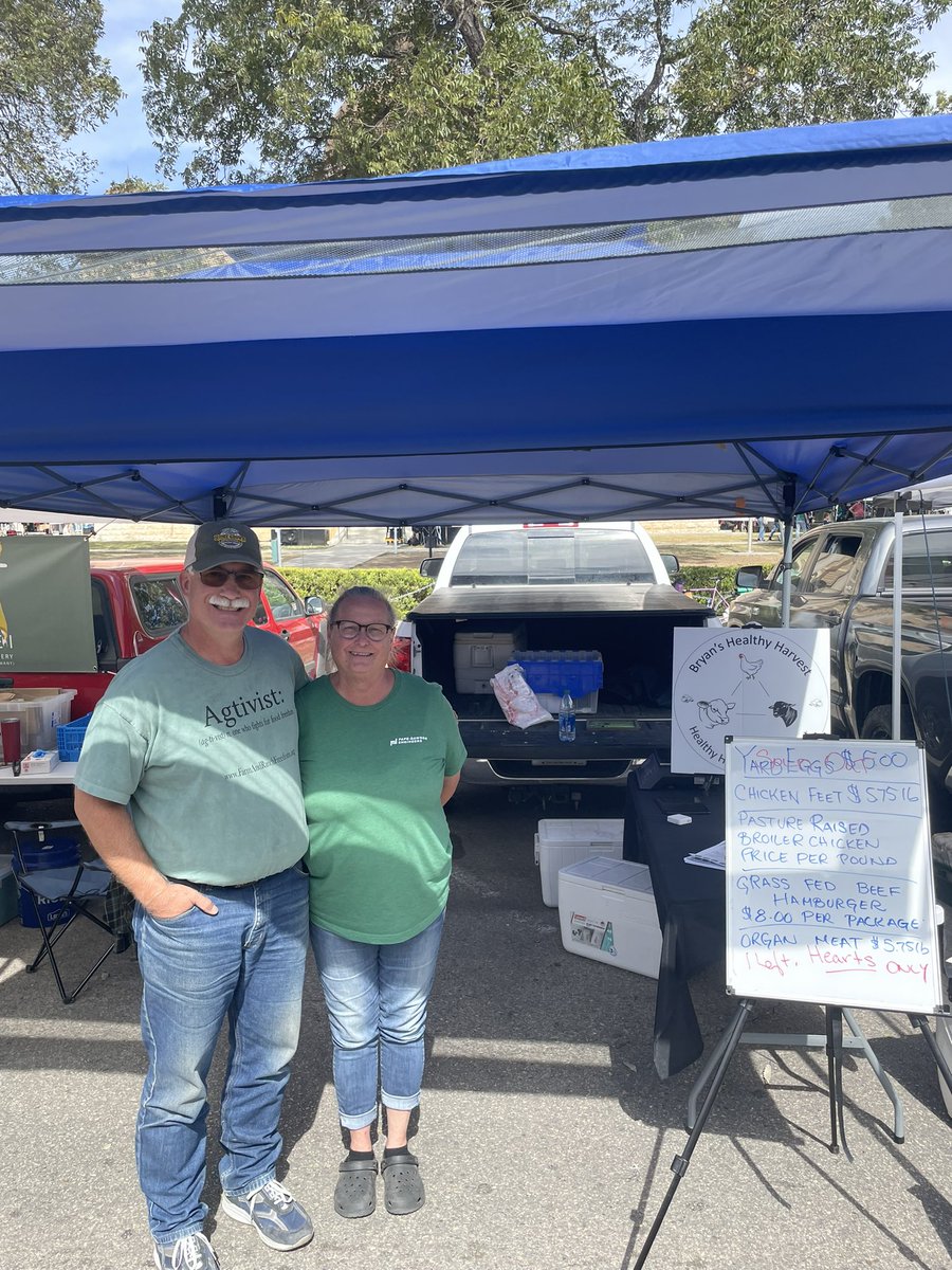 carsoncook2's tweet photo. Bryan’s Healthy Harvest offers some delicious grass fed chicken, beef, and lamb along with yard eggs! They’re here at the farmers market every week from 8am-1pm. 
#MC1313DC https://t.co/pfcF39dkbh