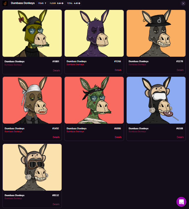GrayWOLF03CcC's tweet photo. -100 list... 
2 days ago 1250 listed..
HODL HODL HODL
DUMBAS FOLLOW DUMBAS
@dumbass_donkeys @IcedKnife https://t.co/w9KuAACiNc