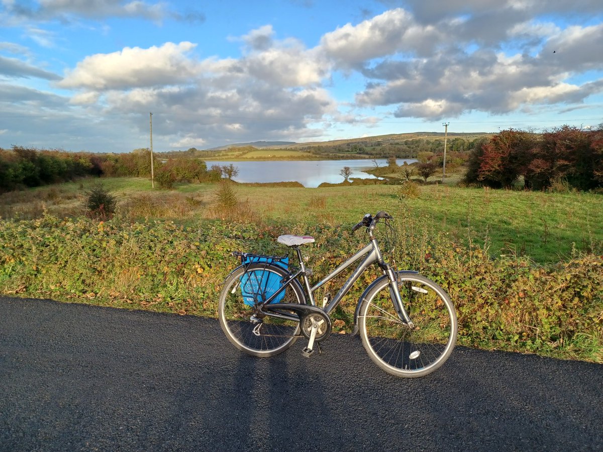 The Blackrock turlough in Peterswell in the background.  It's starting to fill up!
gortcycletrails.com