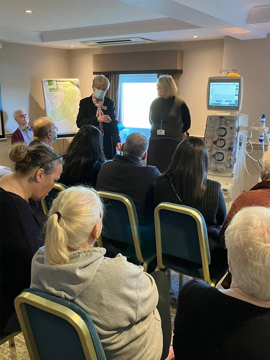 Great event by @LancsHospKCT1 today informing patients & family of the choices when it comes to dialysis treatment. Great to see current patients & colleagues take part. 👏 @markbrady37 @SoDoc6 @lizzybrigid @LancsHospRHT #renal