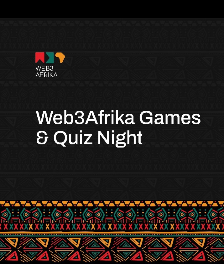 web3afrika's tweet image. Gm Gm #Web3twitter 
Trust we all had an amazing week 🙌 

Our Game night is starting by 8pm WAT on discord server 💃 💃 kindly join our server and introduce yourself in the games channel 😀 

Come with your pop corn and  juiceee😊🏃‍♀️ because it promises to be fun 😉