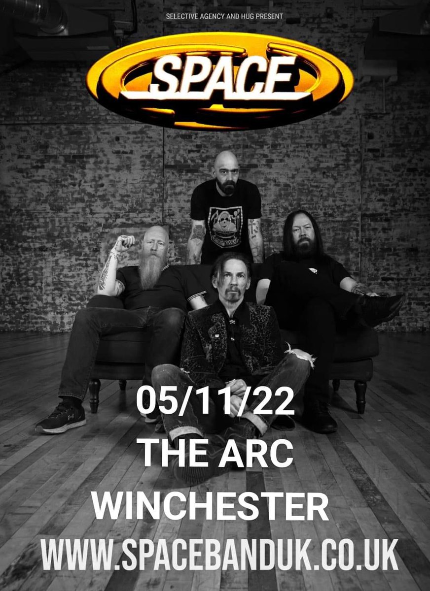 #Space Next Up 04/11/22 @the_bookinghall 05/11/22 @ArcWinchester Tickets Available spacebanduk.co.uk