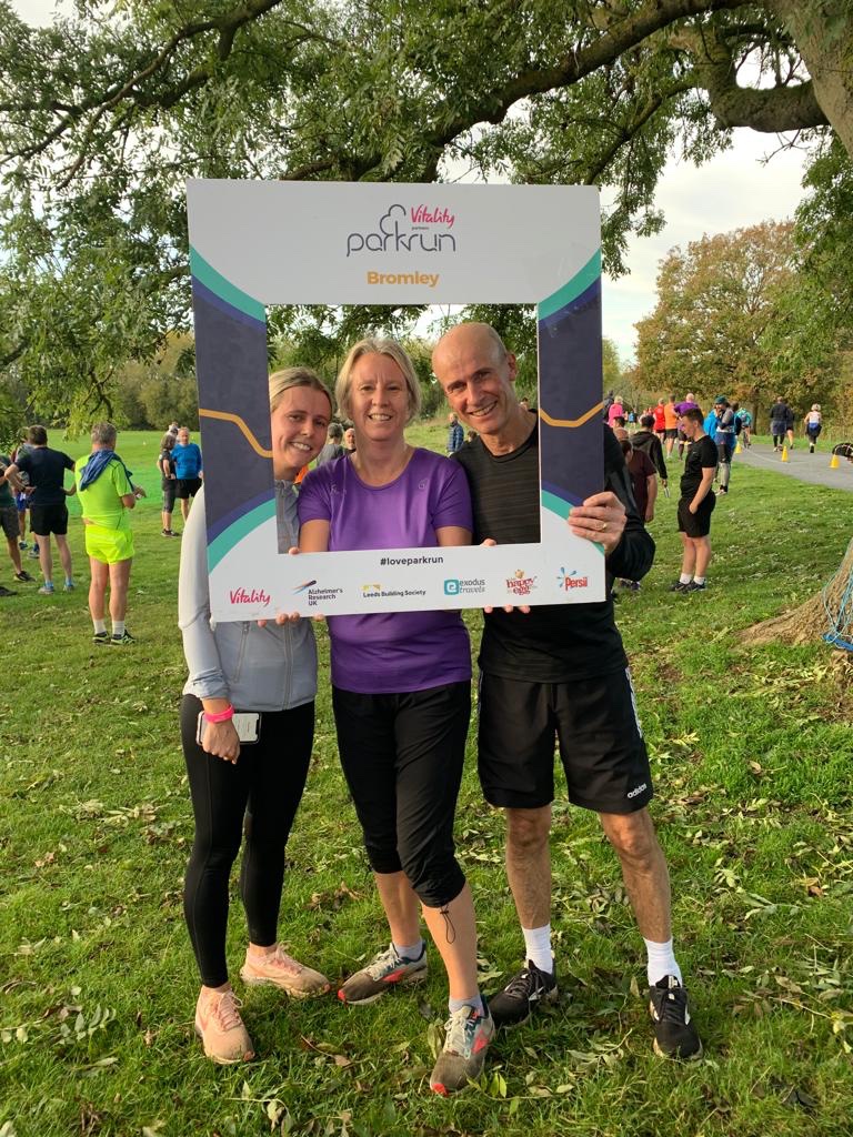 Ketch1966's tweet photo. Happiness is my 100th Parkrun! Thanks to all the volunteers today @Bromleyparkrun https://t.co/EOnUW1JUSx