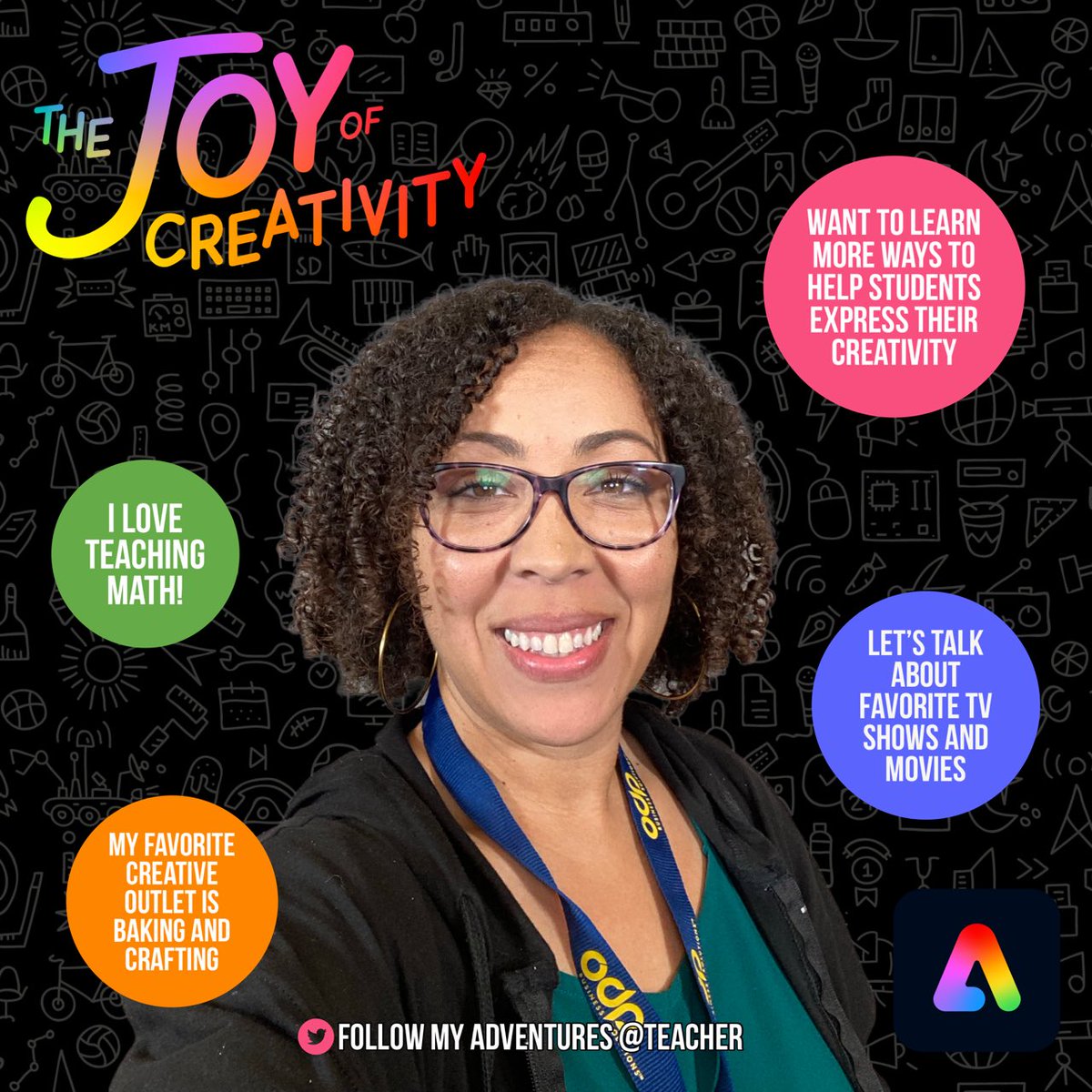 Mrs_Palmer_832's tweet image. Having fun with #AdobeEduCreative at #TCCA2022