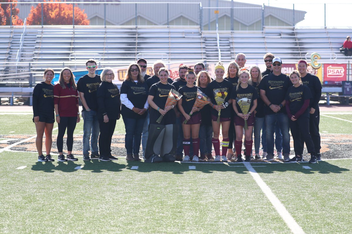 FH | Congrats again to our four seniors on <a href="/KUFieldHockey/">Kutztown University Field Hockey</a>: Olivia, Rachel, Katie and Abby! #HereYouRoar