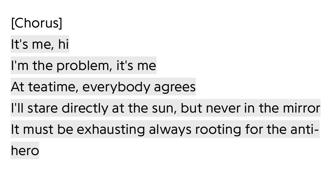 AnnaFogel_'s tweet photo. like a sane person, I’ve listened to antihero no fewer than 15 times and I was positive Taylor was a closet golfer singing about her tee time every listen #TSmidnighTS https://t.co/QDUeMTcfbf