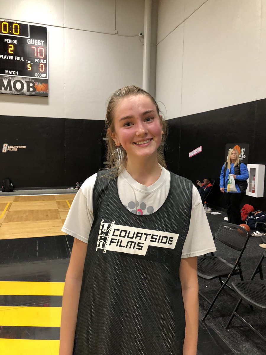 Class of 2024 Alliyah Thompson had an extremely productive output last game at the Courtside Girls Camp! Nightmare in transition!