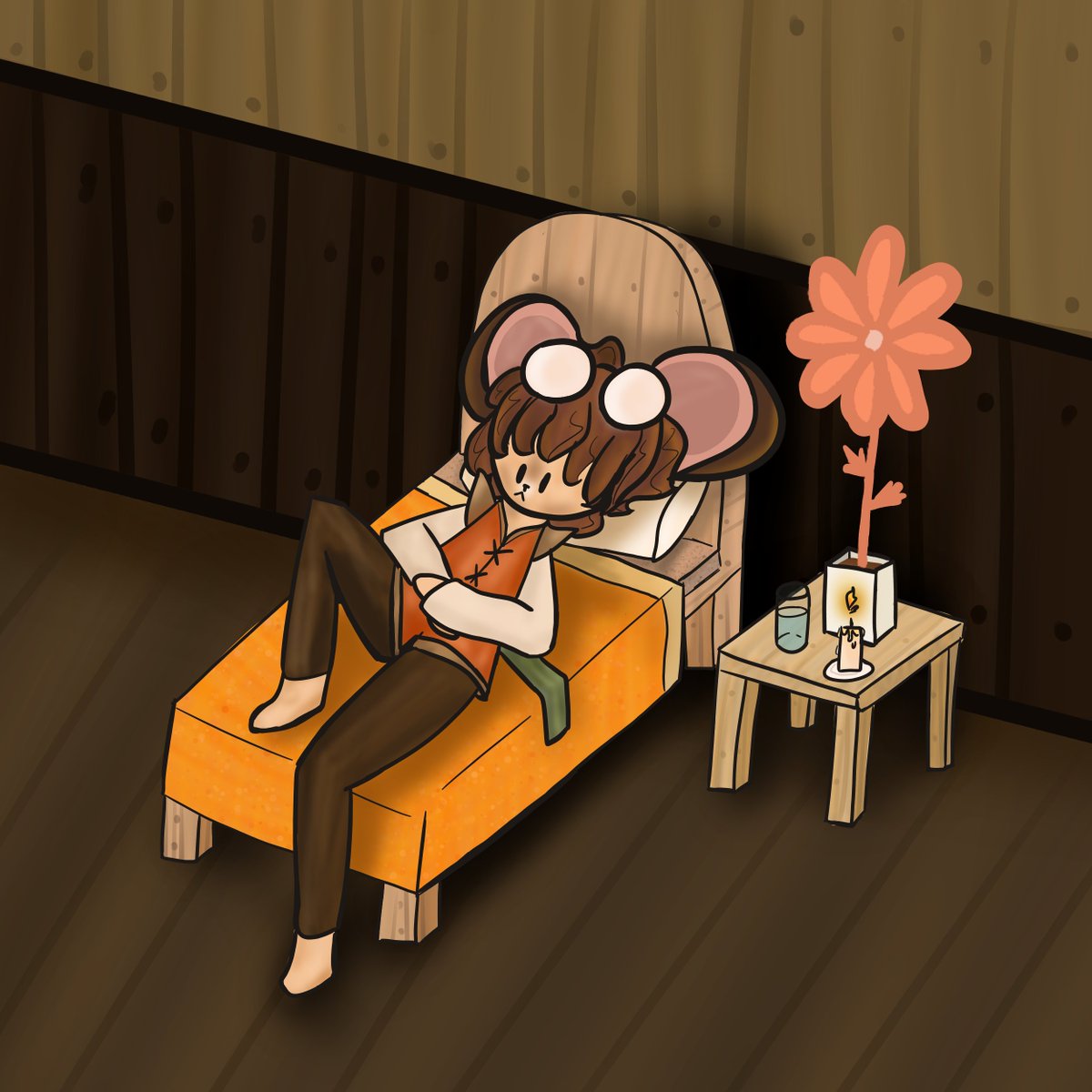 Beezeih's tweet photo. Ask and you shall receive..
Silly little rat built a bed too small for him :(
#RatsSMP https://t.co/gaBqjUERSj