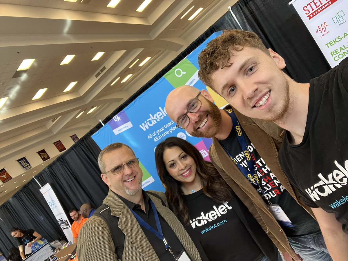 johnewoodward's tweet image. Always a great day when you get to spend some time with the @wakelet folks! They are awesome. @EdTech_Hugh @TxTechChick #TCCA2022 @TCCAConf