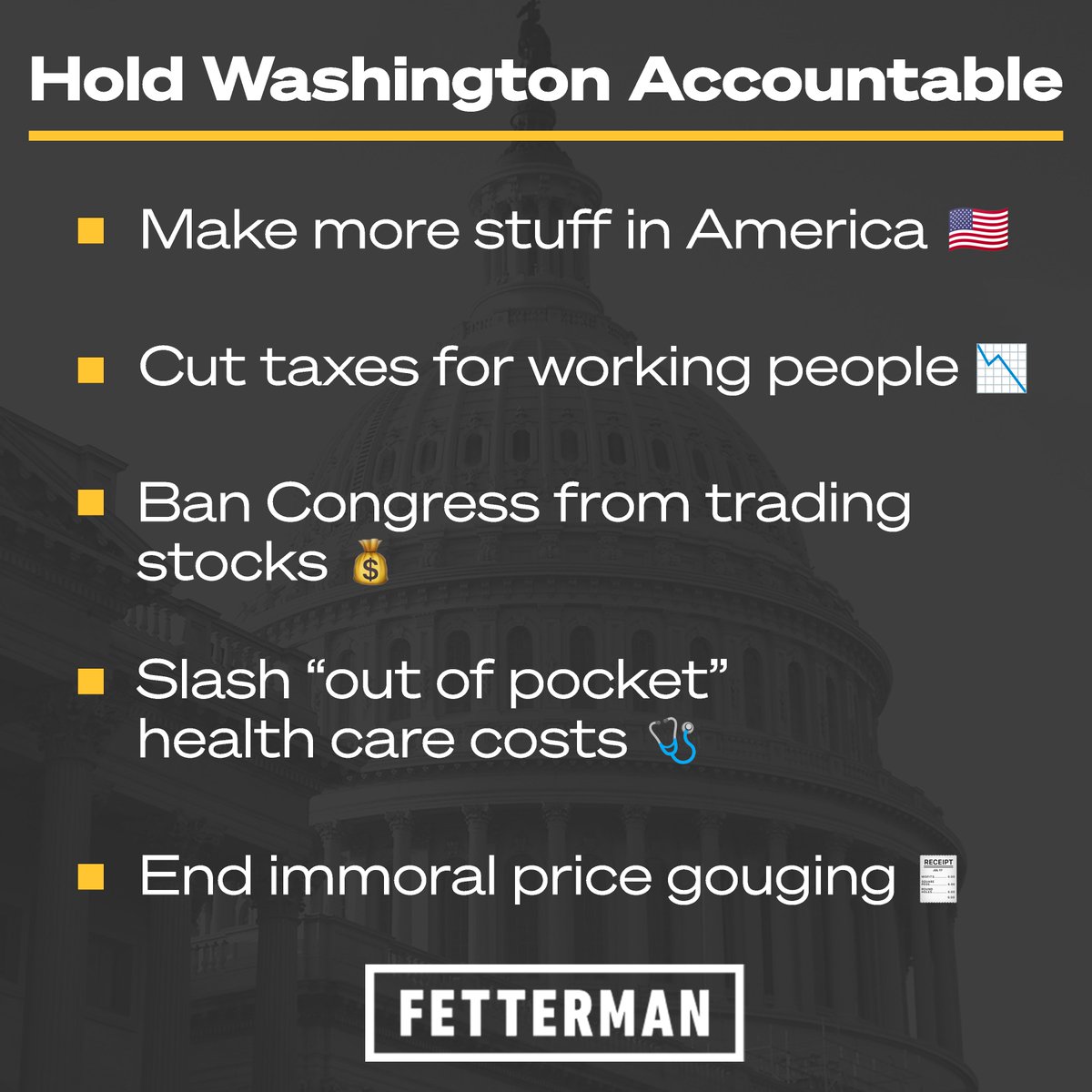Let's get sh*t done for working people + fix Washington's mess My plan for when you send me to D.C. 👇