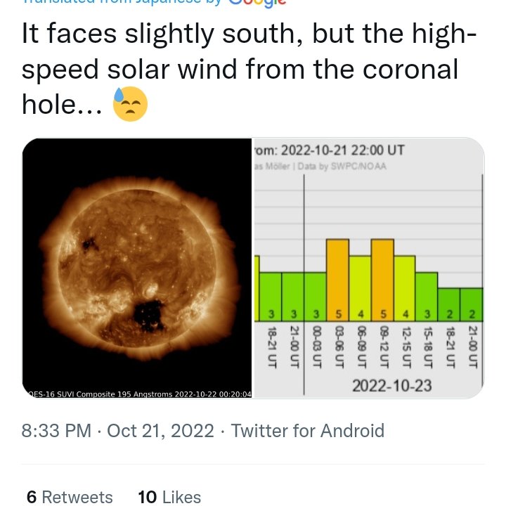 neverleftbehin2's tweet photo. @chriscartw83 Solar flares from sun spots! Wonder if that probe they shoved into center of Sun has anything to do with Sun spots? Bill Gates wanted to dim sun to stop climate warming! Yah. It's working wonderfully! Causes earthquakes, pole shifts, jet stream changes, lots🌋pollution from ash! https://t.co/929ZLnf3O2