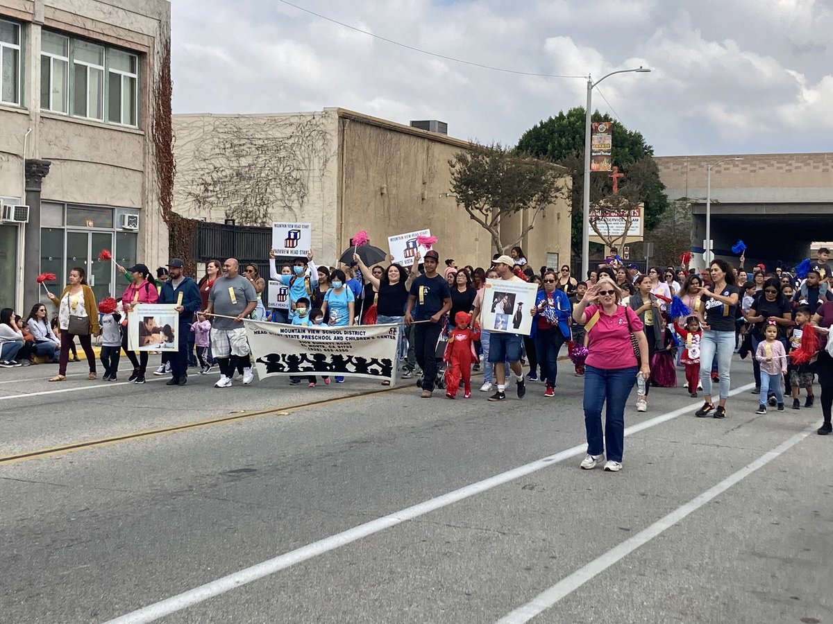 mtviewschools's tweet photo. Our Children’s Center Head Start program was well-represented at the Children’s Day Parade as they marched down the parade route! MVSD offers exceptional early childhood education for ages birth to 4 years old. Our preschool programs rock! #mvsdrocks https://t.co/tmDShxZYju