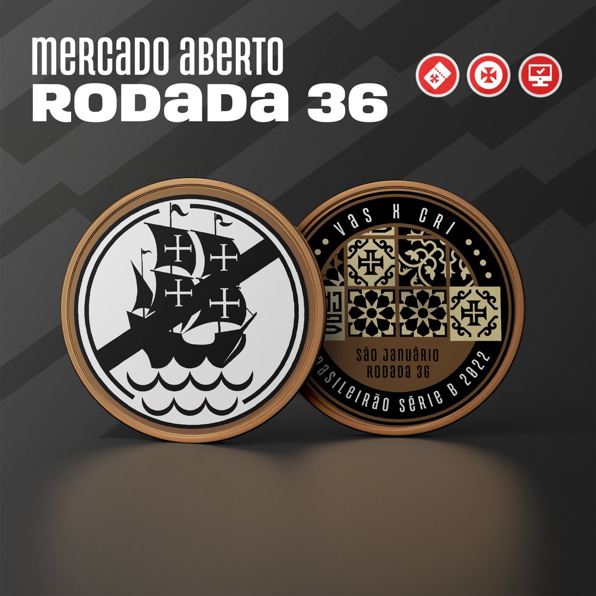 JÁ GARANTIU O SEU COLECIONÁVEL DIGITAL DA RODADA 36? 💢

Acesse vasco.tibs.app e aumente a sua coleção!

#ColecionaveisCRVG
#VascoDaGama