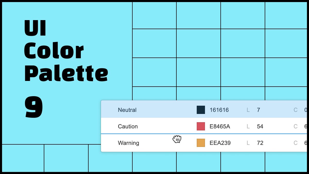 a_ng_d's tweet photo. UI Color Palette v9 has been released on #Figma Community. Now, you can reorder your starting colors directly from the plugin 🎉 https://t.co/QuK2iZEkTO