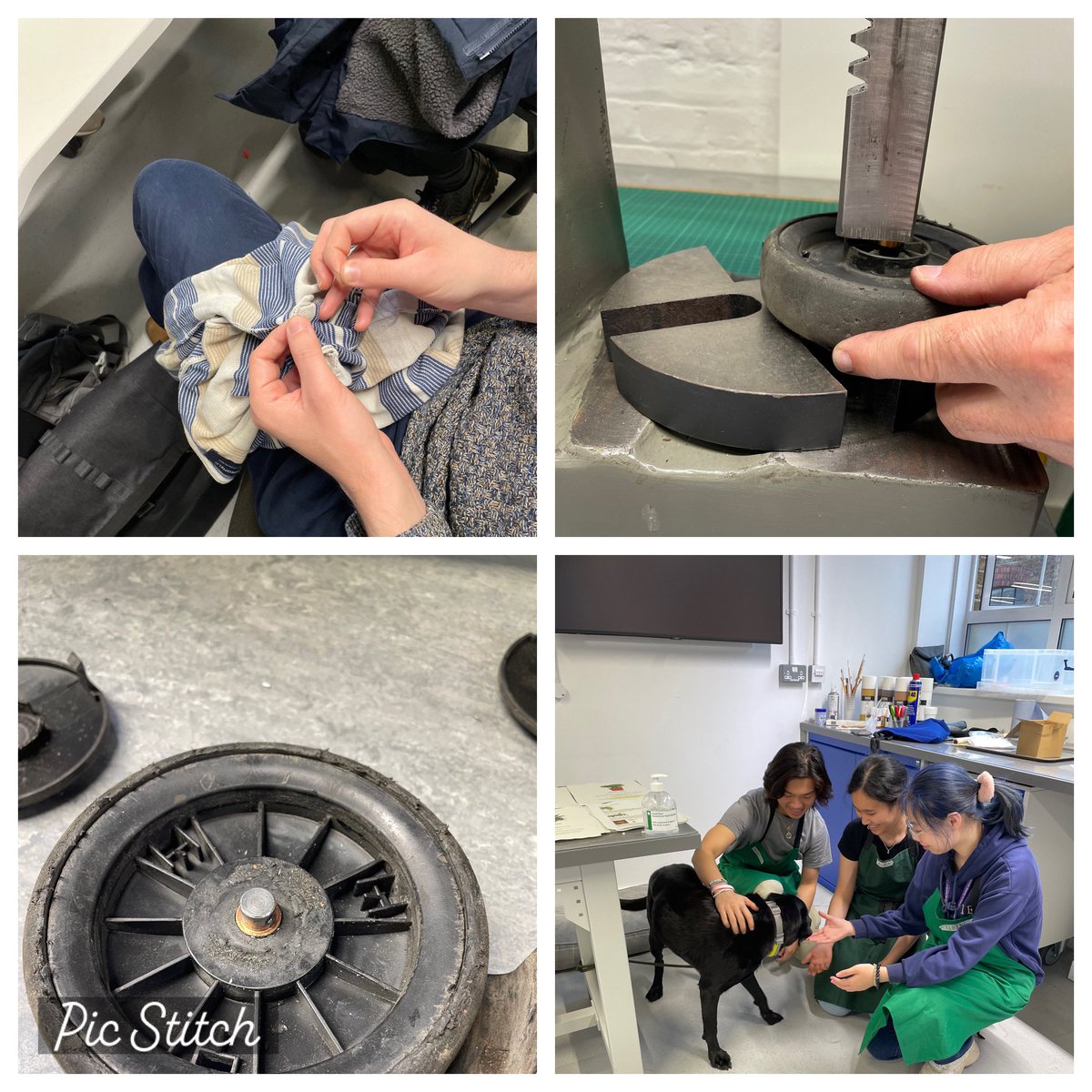 A fun day at @bloomsburyfest #RepairCafe fixing sentimental colanders, wobbly wheels, flickering screens, squeaky brakes, clothes with holes & troublesome vacuums! Thanks for all the hard work @of_Making @RestartProject @UCLEngage @CycleConfident @UCLconservation @SladeSchool