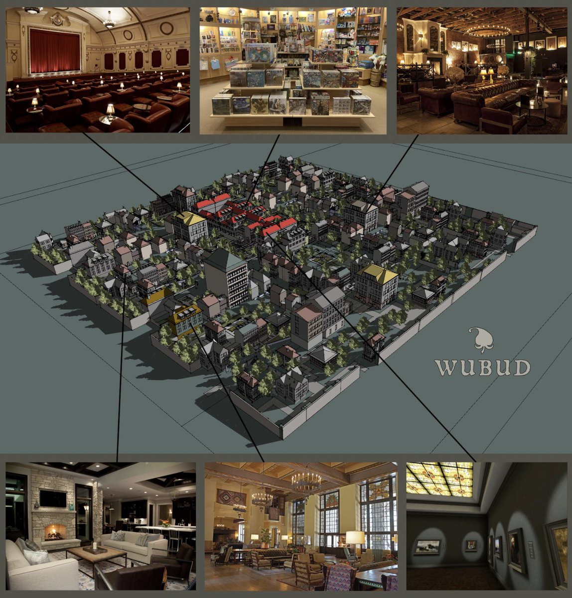 wubud's tweet photo. This mood board should provide some insight to what we're building - with personal and cyber security built-in.

Phase 1:

- Museum
- Social Lounge
- Theatre
- Family living space
- Museum Store

Join our waiting list at https://t.co/8ImLuMrlh5

New website in about 10 days. https://t.co/4MSwNPY2g5