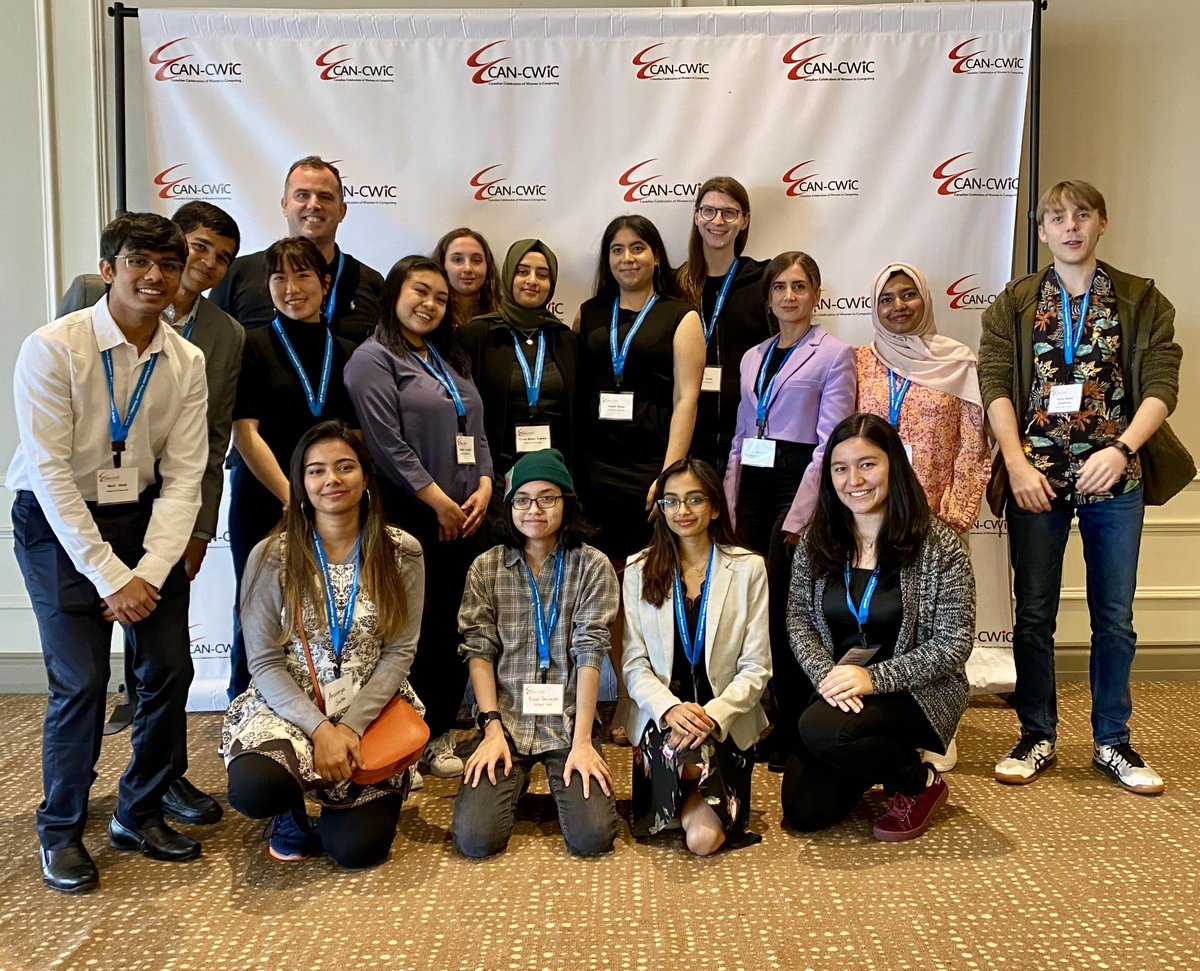 jeremy_bradbury's tweet photo. #OntarioTech Computer Science students and faculty attending the ACM Canadian Celebration of Women in Computing! #cancwic #cancwic2022 https://t.co/6aVxkxG3Tj