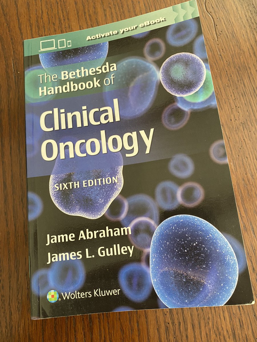 Awesome!  I got my copy of the Bethesda Handbook of Clinical Oncology in the mail today!  A lot of  chapters written by my <a href="/CleClinicMD/">Cleveland Clinic MD</a> colleagues. Maybe I can get one of the editors, <a href="/jamecancerdoc/">Jame Abraham, MD, FACP</a>, to sign it?!? <a href="/Wolters_Kluwer/">Wolters Kluwer</a> #CleClinicCancer