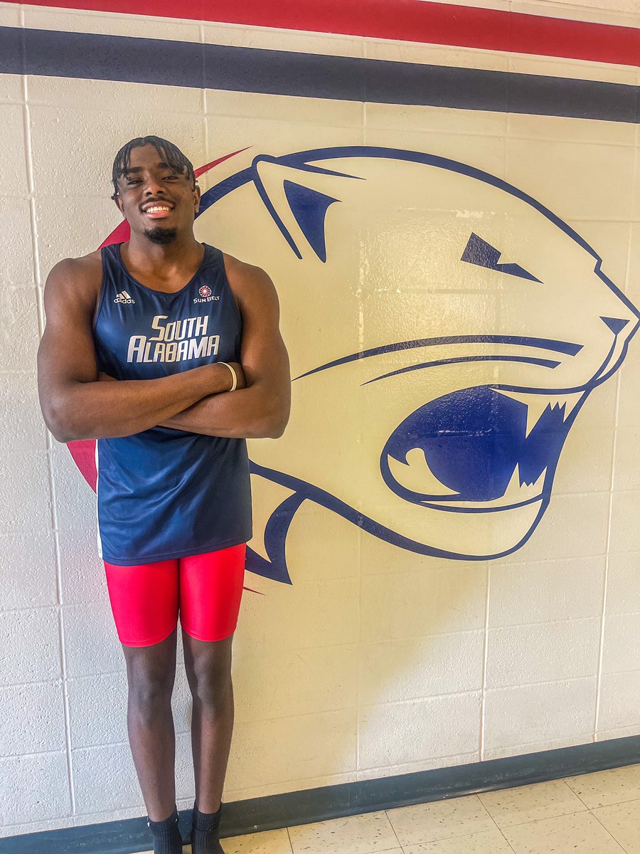 AM_Airlines23's tweet photo. AGTG🙏🏾✝️ #2 After a great official visit and conversation with Coach Brueske I am truly blessed and grateful to receive an offer from the University of South Alabama @MMitchell_10 @Trip7ERA @SenseiRea @SouthAlabamaTXC https://t.co/IqZr5H2YSG