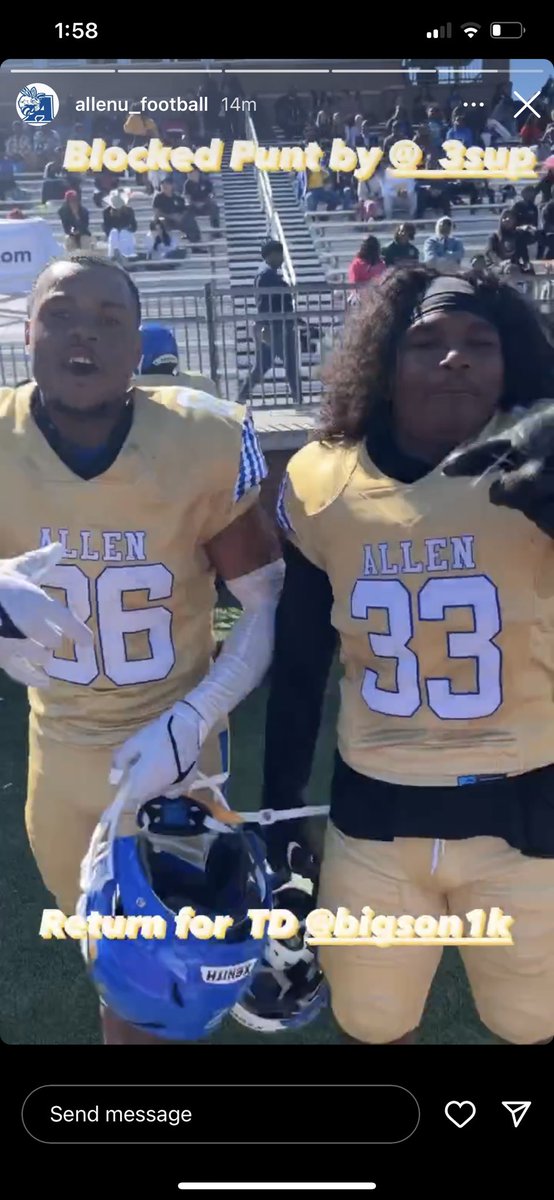 CoachMikeHayde's tweet photo. Keep This Going All Day #HOCO #YellowjacketFast @auyellowjackets @teddyk95 @AllenUniv @jashercox https://t.co/or4HyXuBMf