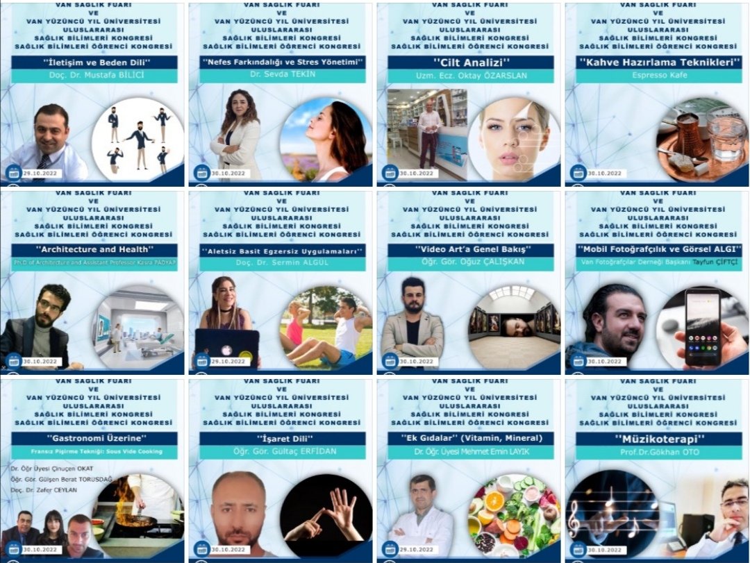 1.Uluslararası Sağlık Fuarı ve Sağlık Bilimleri Kongremizin Öğrenci Kongresi bölümünde de Akademik Kongremizde olduğu gibi sağlık alanında çok özel konular ve konuşmacılar ile Öğrencilerimizi, Akademisyenlerimizi ve ilgilenen herkesi fuar merkezimizde buluşturacağız.

Bekliyoruz.