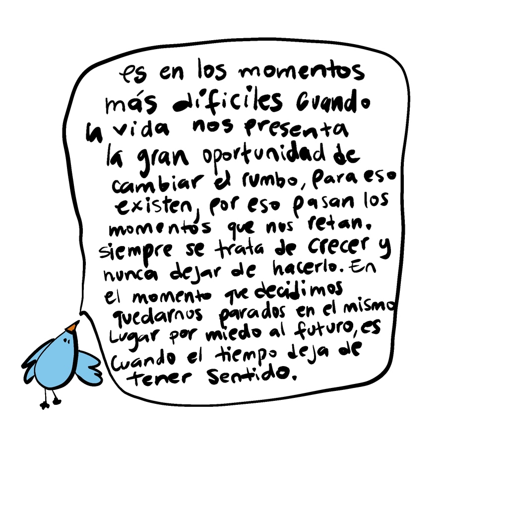 hablandosola's tweet photo. El tiempo no se pierde, pero sí puede dejar de tener sentido, simplemente porque hemos permitido que el miedo nos limite.
#hablandosola
#nosésilosabías
#amor
#presente
#servaliente https://t.co/hrZCkpt7W7