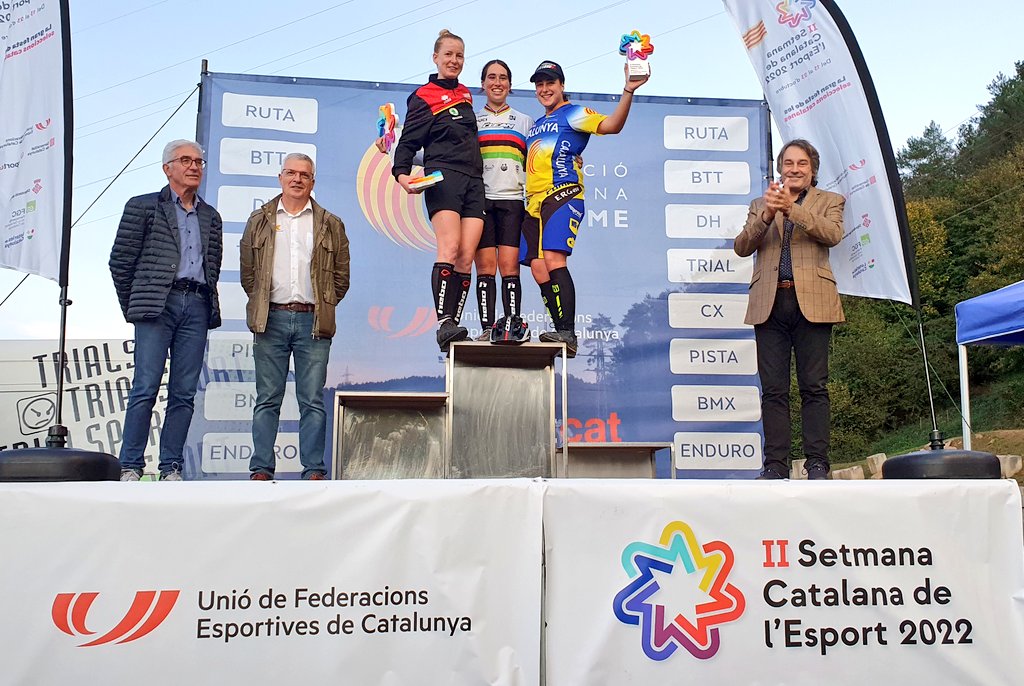 trialsport's tweet image. SETMANA CATALANA DE L&apos;ESPORT ➡️ TRIAL 🚴🏼

🥇Vera Barón 
🥈Nina Reichenbach
🥉Laia Esquís

🥇Dani Barón
🥈Vincent Hermance
🥉Eloi Palau

#SCE2022