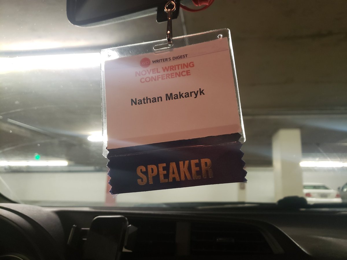 Had a fantastic time speaking at the Writers Digest Novel Writing Conference! Very sad I have to take off before all the events are over. Great to meet many new writers, reach out and say hello!  #WritingCommunity <a href="/WritersDigest/">Writer's Digest</a>
