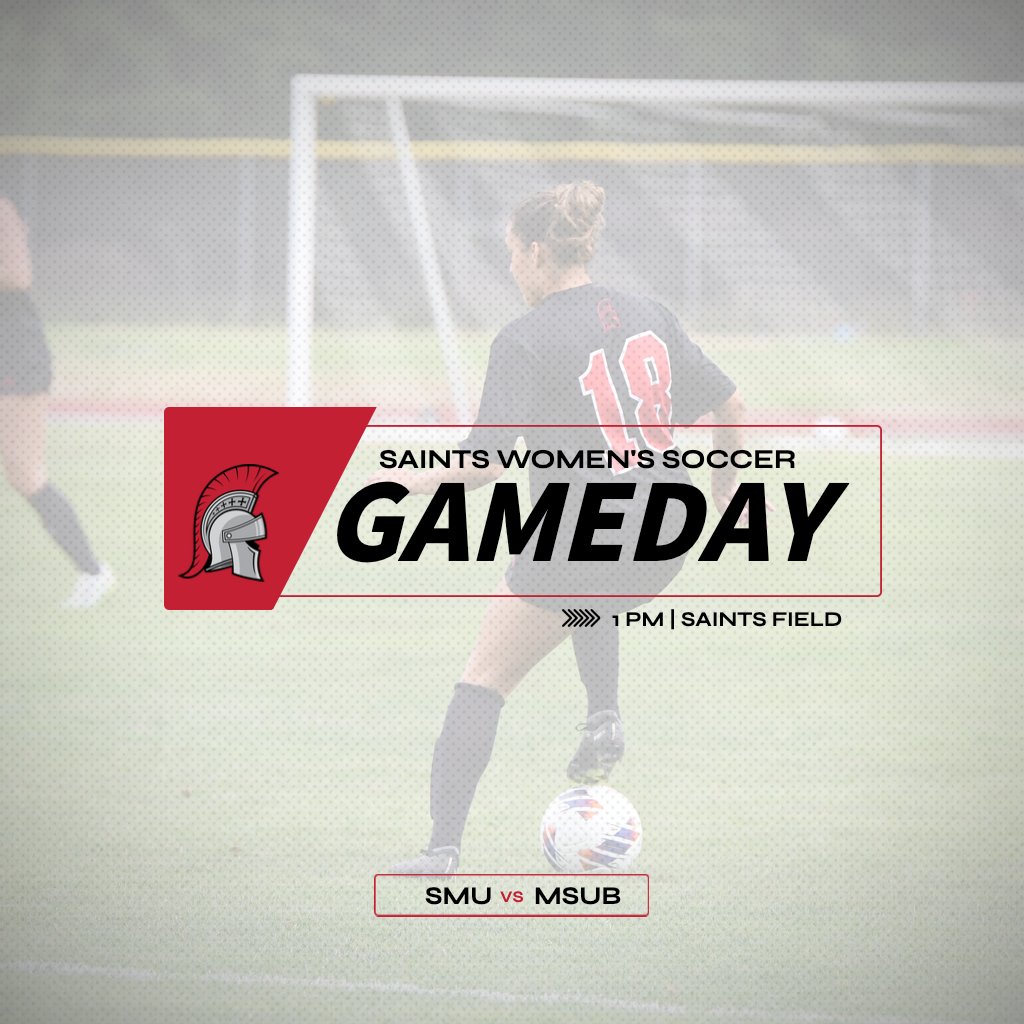 ⚽GAMEDAY! It's senior day! Join us this afternoon as we take a moment to acknowledge our graduating Saints before they host MSUB!