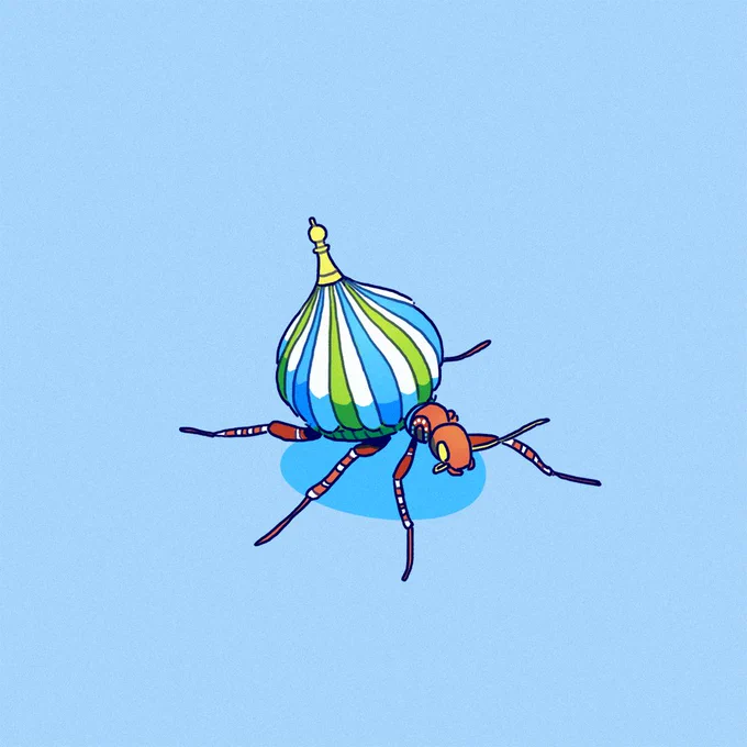 021. BLACK BLADDER-BODIED MELOID x ONION DOME 