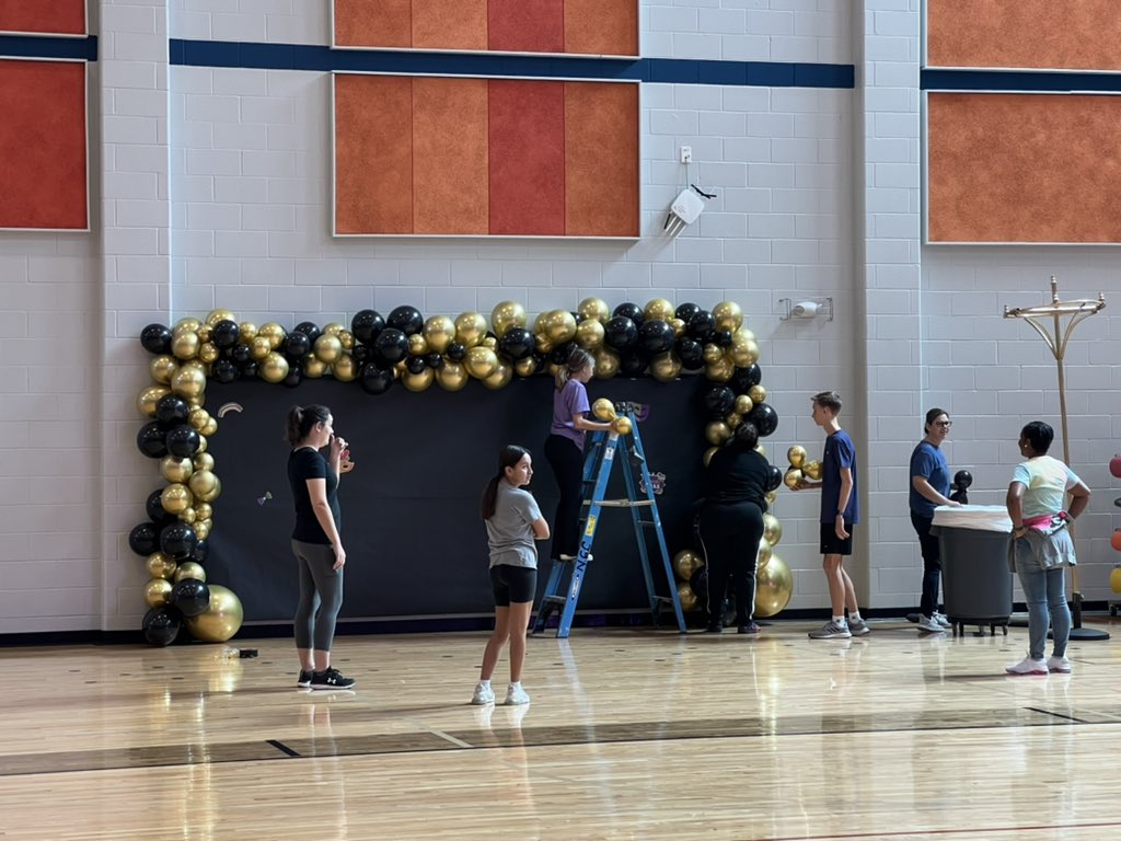 Homecoming Dance… It’s about to go down! Thanks to the teachers, parents and students who came to help set up this morning. Looking forward to a great time tonight!