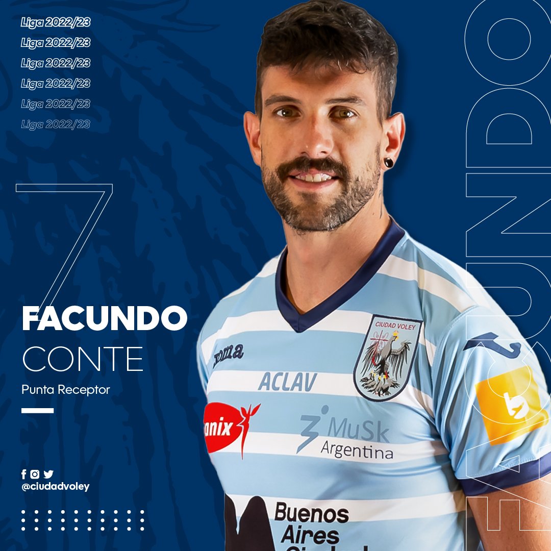 ¡Qué lindo volver a verte con estos colores, <a href="/FacuConte7/">Facundo Conte</a>!

¡Qué lindo es ser de Muni!

#VamosMuni <a href="/CiudadVoley/">Ciudad Voley</a>