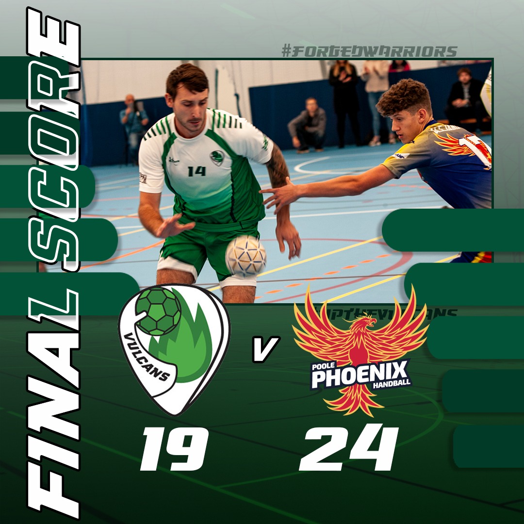 It wasn't to be for the men today despite leading the game at the half way mark. Some real positives from the game, especially in the first half, but <a href="/PoolePhoenix/">PoolePhoenix 🔥</a> battled hard with an impressive second half performance.

📸 <a href="/McGuffin_Media/">Evan Griffiths</a> 

#forgedwarriors #chivulcans #handball