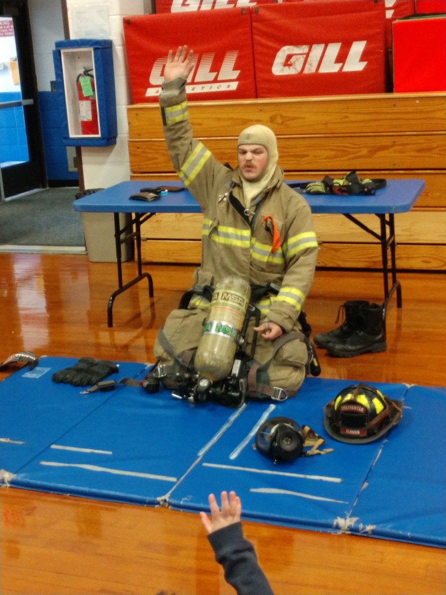 301Lions's tweet photo. Thank you Elburn Fire Dept. for your continued partnership! Students at Lily Lake enjoy learning from you! #FirePreventionMonth https://t.co/23tySJTdrH