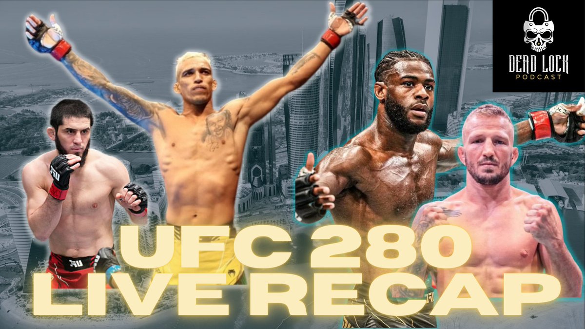 DeadLockPodcast's tweet photo. The boys will be going live as soon as the main event wraps up to talk about all the #UFC280 action!

See you guys there.

https://t.co/3Nz2bhTmT0 https://t.co/eWtNmLNSAS