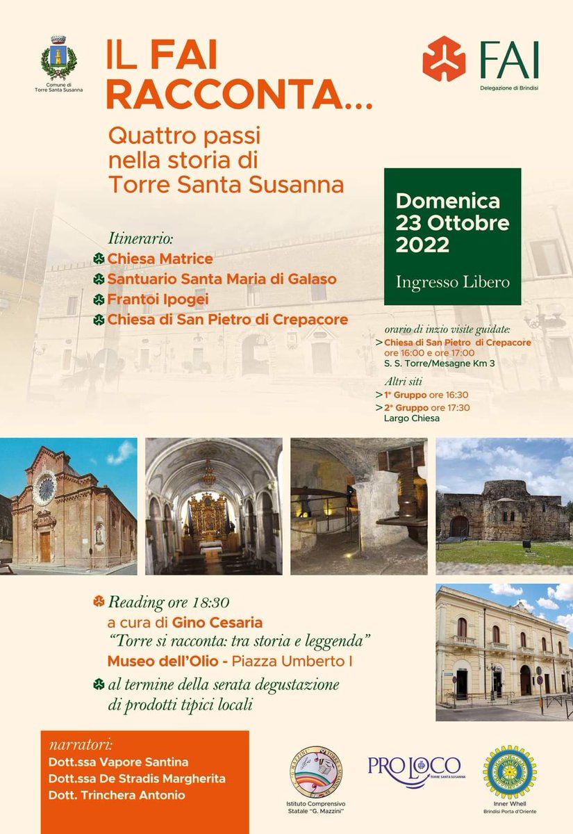 BeppeGar's tweet photo. Il #Fai racconta la #Puglia ed in particolare #TorreSantaSusanna https://t.co/J3C09aUCv0