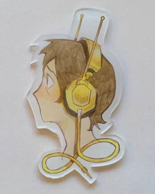 shrinky dink of the mc of my comic  