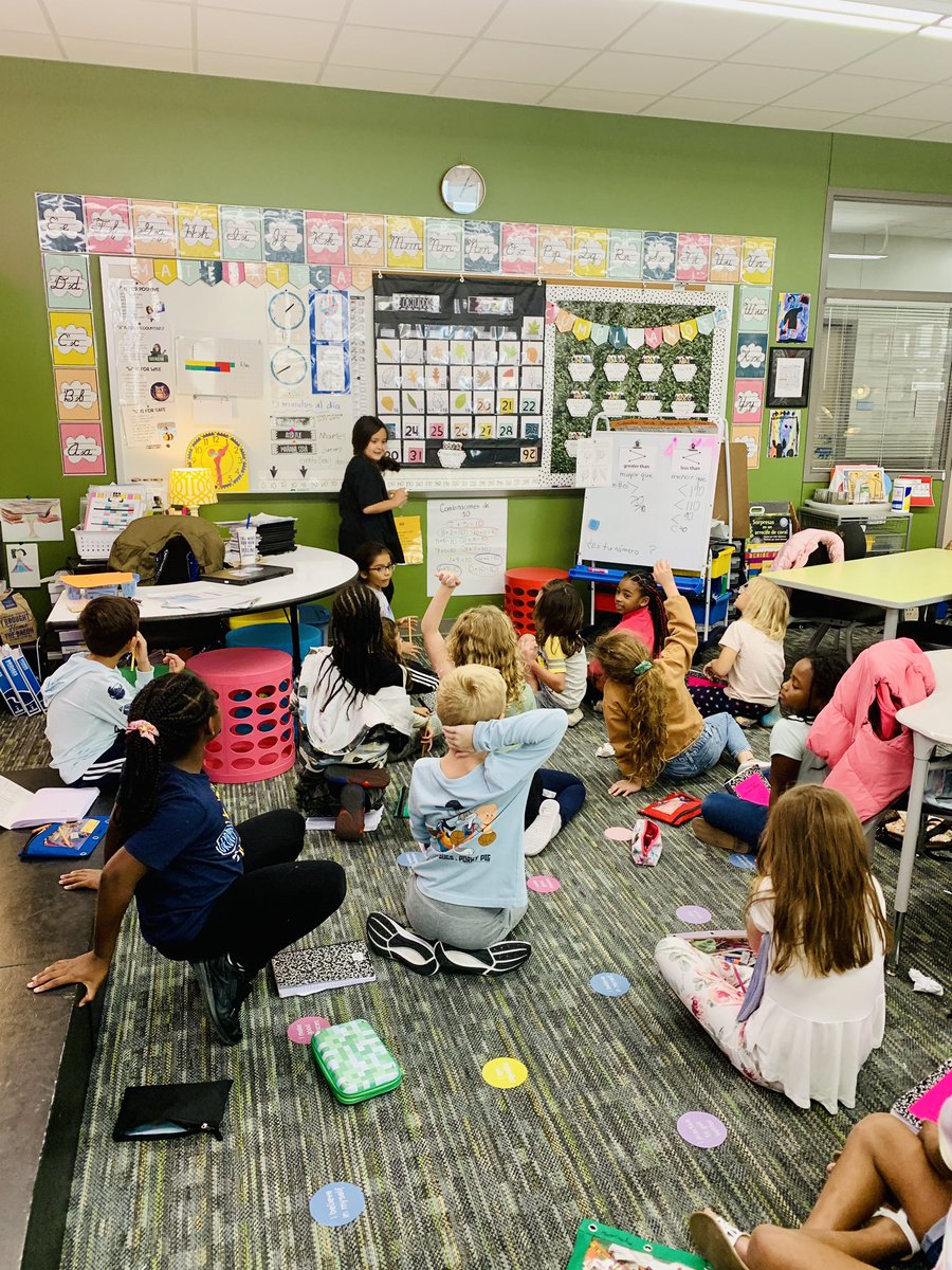 I love when Ss take ownership and lead our lesson. Number corner is a favorite in our class and Kiera did an awesome job leading “Guess My Number” 👩🏻‍🏫👏#studentteacher #engaged <a href="/HumbleElemMath/">Humble ISD Elementary Math</a> <a href="/MrsHudson_GE/">Mrs. Hudson</a> @Curllonangela <a href="/HumbleISD_GE/">Groves Elementary</a> <a href="/HumbleISD_GESIP/">Groves SIP</a>