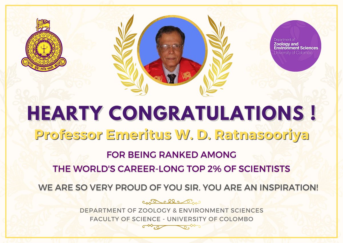 DoZEnS_uoc's tweet photo. Congratulations Sir! https://t.co/TCy4XzehJw