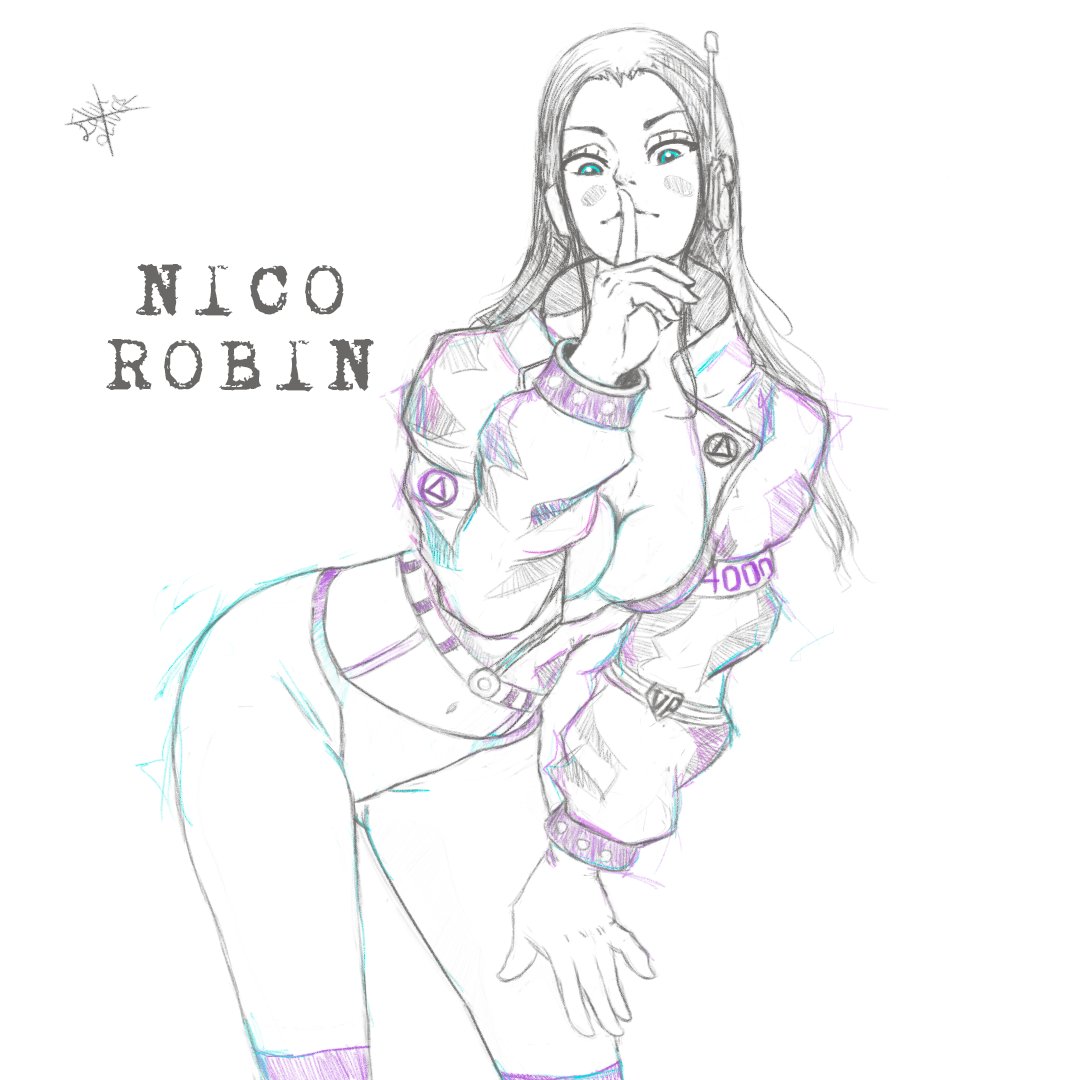 3d2yart's tweet photo. Nico Robin  #ONEPIECE1064  #sketch https://t.co/JPoGgTXOLG