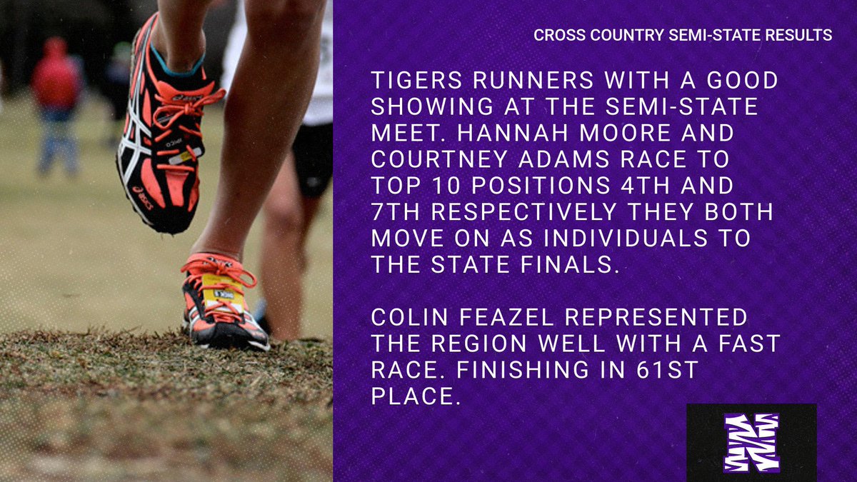 ADTigers's tweet photo. Cross Country Semi-State results. https://t.co/xzjqRix2j7