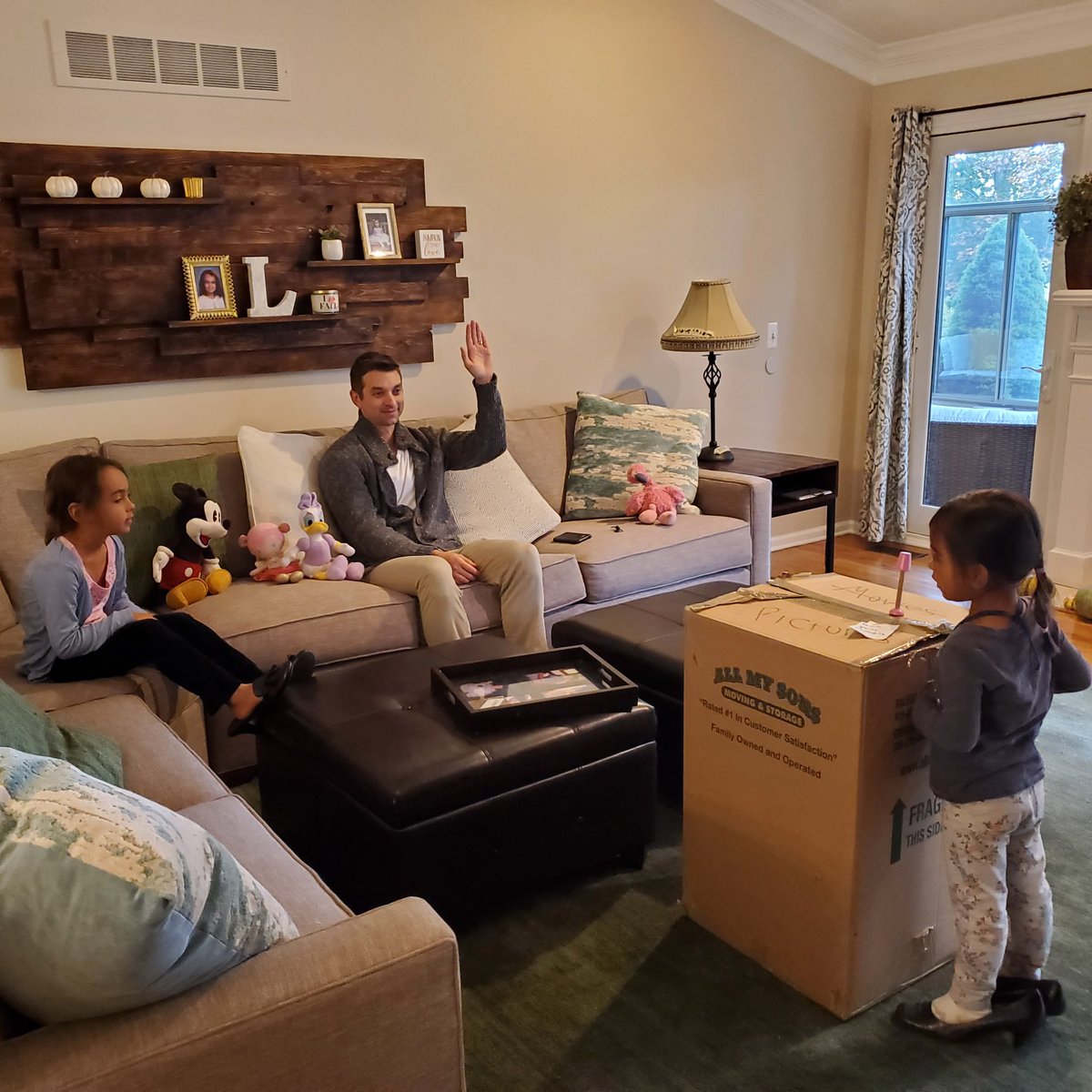 Do u have young kids and #momguilt when going to conferences? Try playing "conference" when u return. My girls look forward to taking turns wearing my badge and speaking at the "podium" <a href="/Momademia/">Academic Mom, PhD</a>