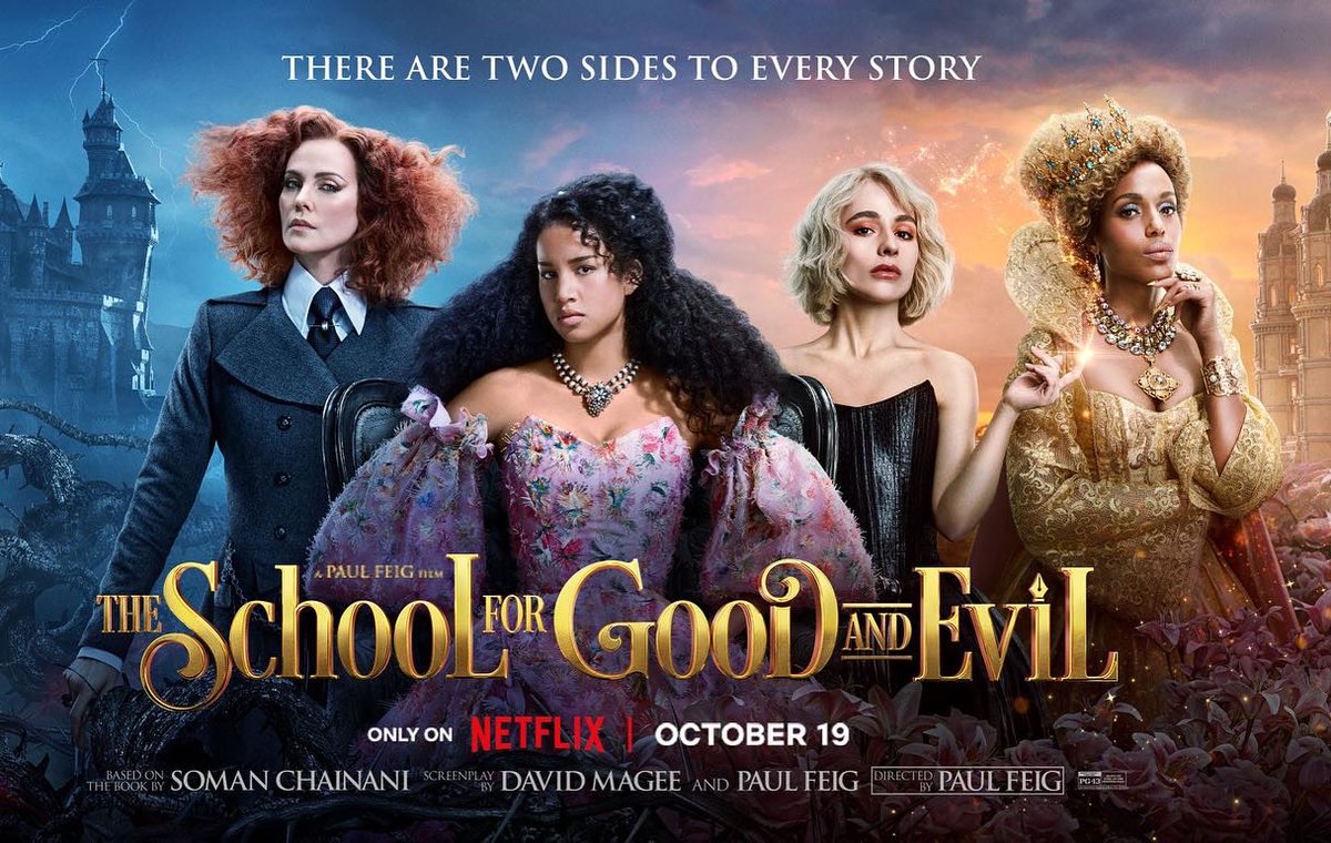 _cairde's tweet photo. We were delighted to be a part of The School for Good and Evil which debuted on @netflix and is ranked #1 in 84 countries🤯

Thanks to the choreographer Diana Scrivener and @SomanChainani for sending us a signed copy of the book!

Let us know if you can spot us in the film 🎥 https://t.co/TMLUYxqfyi