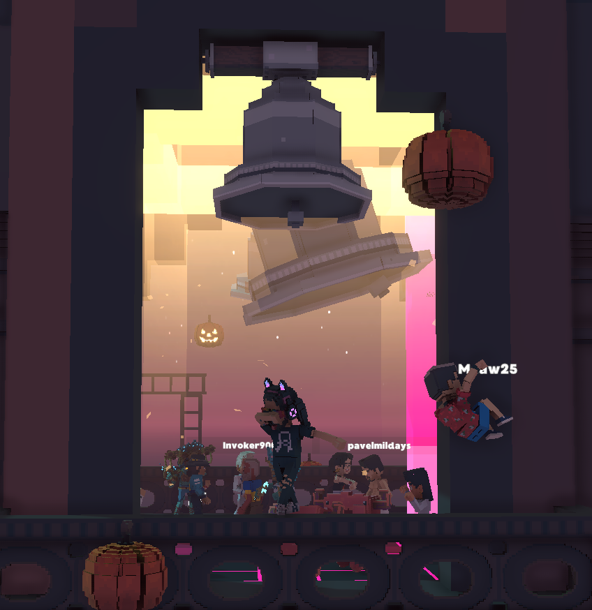 Crgriffin7's tweet photo. @TheSandboxGame I just participated in the Paris Hilton  #Cryptoween Event. Dancing in the Clock Tower check out my screenshot below!
🎃👇 https://t.co/fcoUiJ3BqK