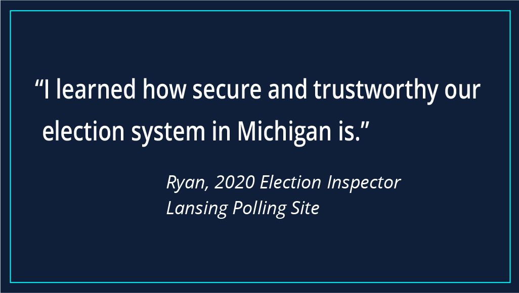 KG on Twitter "They didn't support the integrity, when poll workers